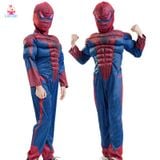  Trang phục hóa trang Halloween bé trai bộ spider man phồng liền 