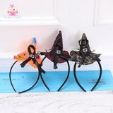  cài nón halloween nhện lưới 