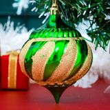  Bộ châu cà na 80 ly xoắn 6 quả trang trí Noel 
