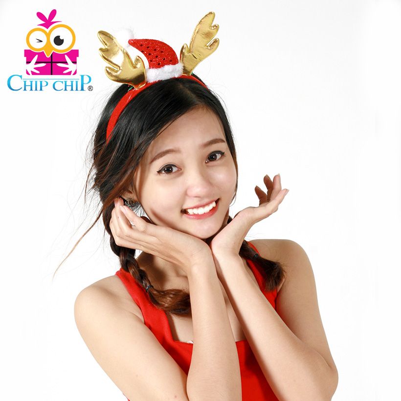  cài tuần lộc nón noel chữ 