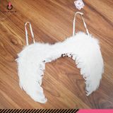  Phụ kiện Halloween đôi cánh lông vũ trắng đen 