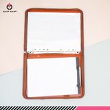  Cặp da đa năng đựng ipad nâu 