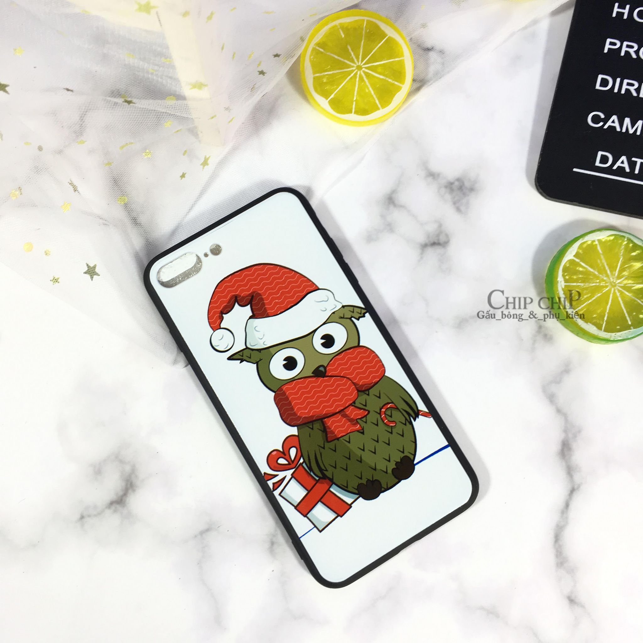  Case iphone 7P cú nón noel 