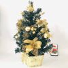 Cây thông trang trí Noel 45cm vàng