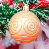  Bộ châu bống hoa văn kim tuyến trang trí Noel 