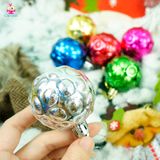  Quả châu tổ ong trang trí Noel 80 li 