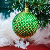  Bộ châu kim tuyến màu 60 ly 6 quả trang trí Noel 