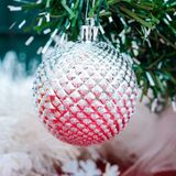  Bộ châu kim tuyến màu 60 ly 6 quả trang trí Noel 