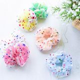  Dây buộc tóc scrunchies sao lớn 