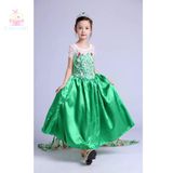  Đầm Elsa trẻ em 