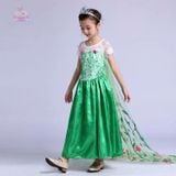  Đầm Elsa trẻ em 