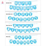  Dây Treo Trang Trí Happy Birthday Màu Xanh Dương - Chipchipshop 