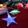Dây đèn trang trí Noel ngôi sao viền bạc