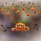  Decal dán tường bí ngô Halloween 