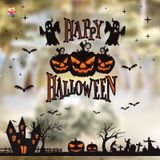  Decal dán tường khu rừng Halloween 