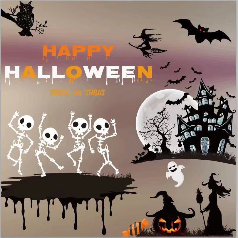  Decal dán tường lễ hội Halloween 