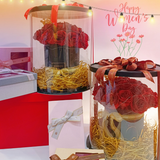  Trụ 18 Hoa Hồng Kim Tuyến Có Đèn 