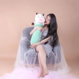  Gối ôm đầu bò lông mịn 65cm 