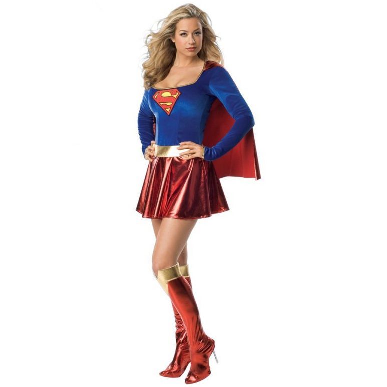  Trang phục hóa trang Halloween nữ váy superman 