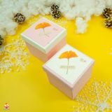  Hộp quà vuông lá 