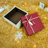  Hộp quà vuông nơ best wish 