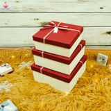  Hộp quà vuông nơ best wish 