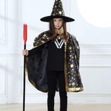  Áo choàng nón Halloween ngôi sao 80cm 