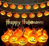 Dây Đèn Led Bí NgôTrang Trí Lễ Hội Halloween 