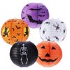  Lồng đèn giấy hình bí ngô, nhện, dơi trang trí halloween 