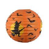  Lồng đèn giấy hình bí ngô, nhện, dơi trang trí halloween 