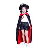  Áo choàng Halloween dracula đỏ đen không nón 