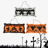  Bảng trang trí đầu lâu halloween 