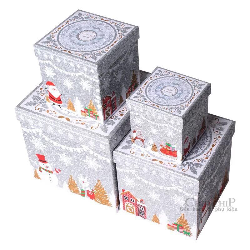  Hộp quà Noel kim tuyến 