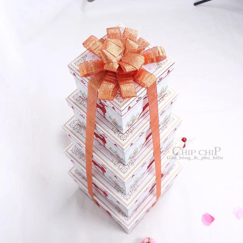  Hộp quà trang trí noel 