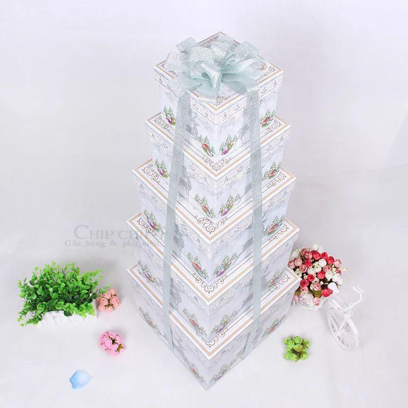  Hộp quà trang trí noel 
