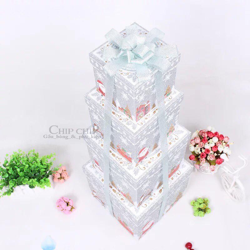  Hộp quà trang trí noel 