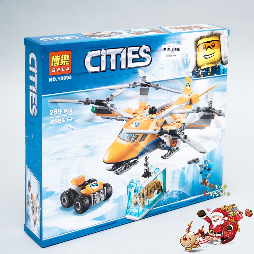  Đồ chơi bé trai bộ xếp hình Lego Cities 289PCS 