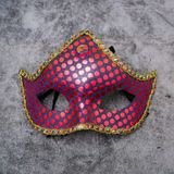  Mặt nạ Halloween vải chấm bi 
