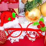  Mắt kính mũi tuần lộc phụ kiện Noel 