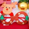 Mắt kính tròn tuần lộc phụ kiện Noel
