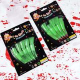  Phụ kiện Halloween móng tay quỷ light in dark 