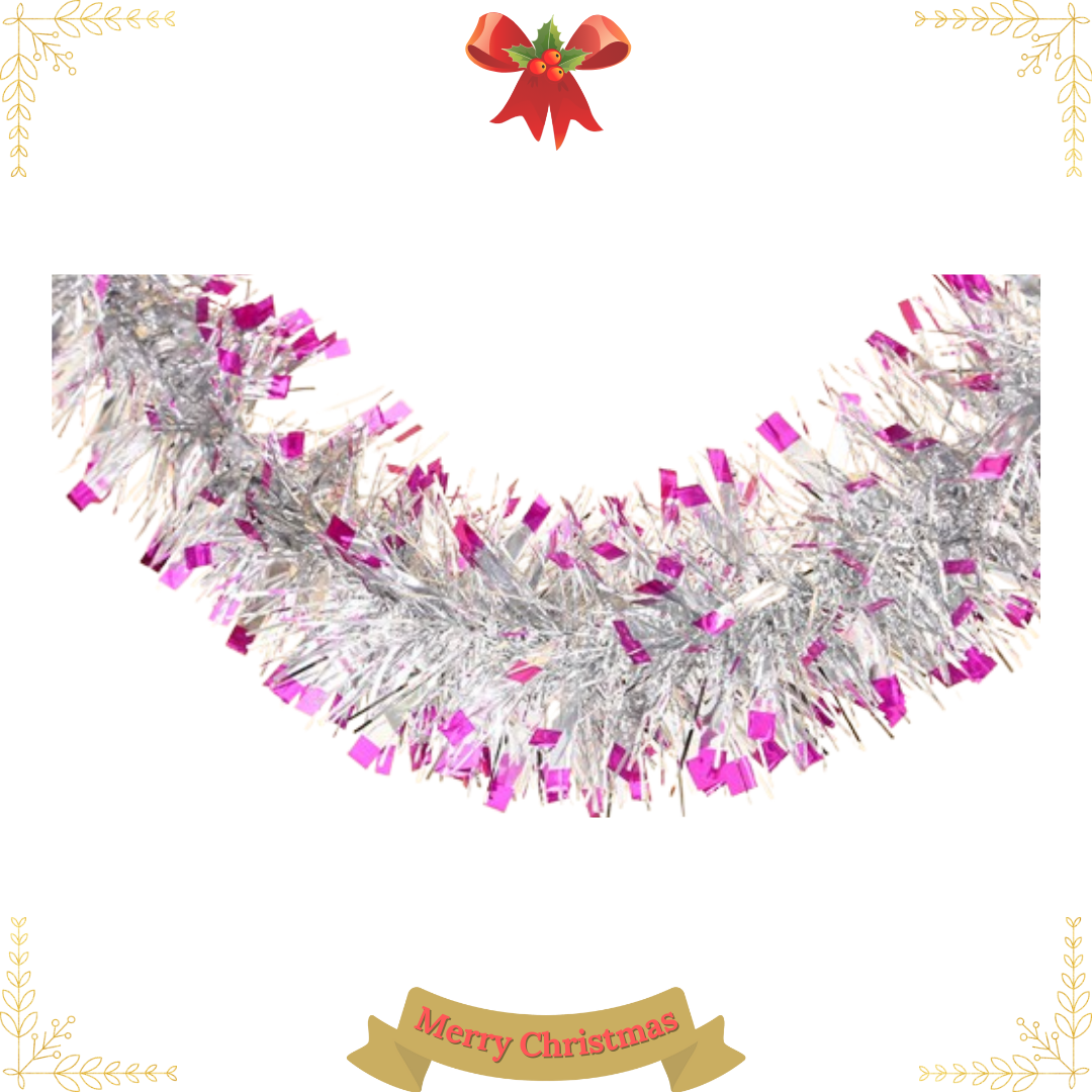  Dây Pháo Trắng Màu Trang Trí Noel 