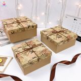  Hộp vuông nơ bìa báo 