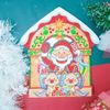 Decal ngôi nhà xốp nhỏ trang trí Noel