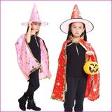  Áo choàng nón Halloween ngôi sao 80cm 