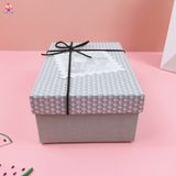  Hộp quà chữ nhật nơ chữ 