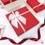  Hộp vuông nơ chéo 24312 