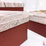  Hộp chữ nhật nơ thank you 