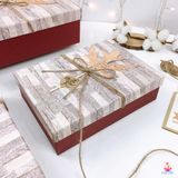  Hộp chữ nhật nơ thank you 