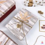  Hộp chữ nhật nơ thank you 